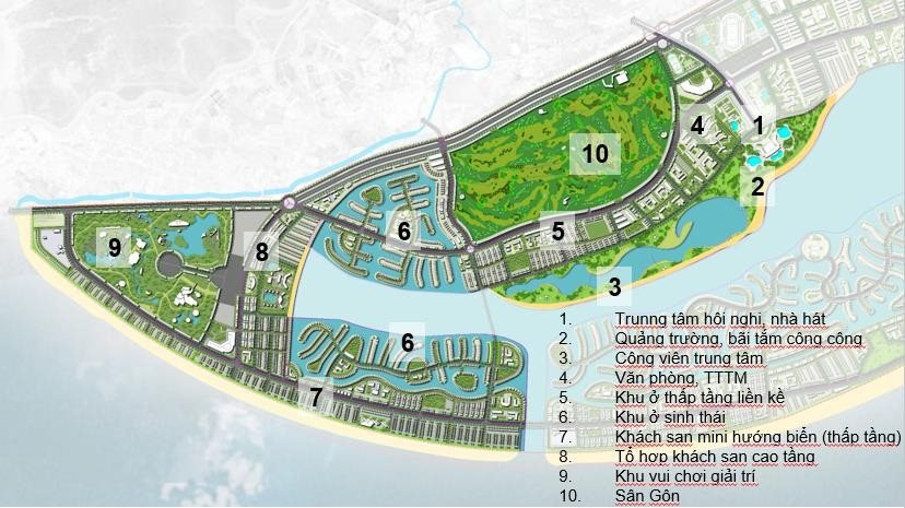 Khu đô thị du lịch biển Cần Giờ quy mô 2870ha sẽ có toà tháp 108 trong tương lai 9 3