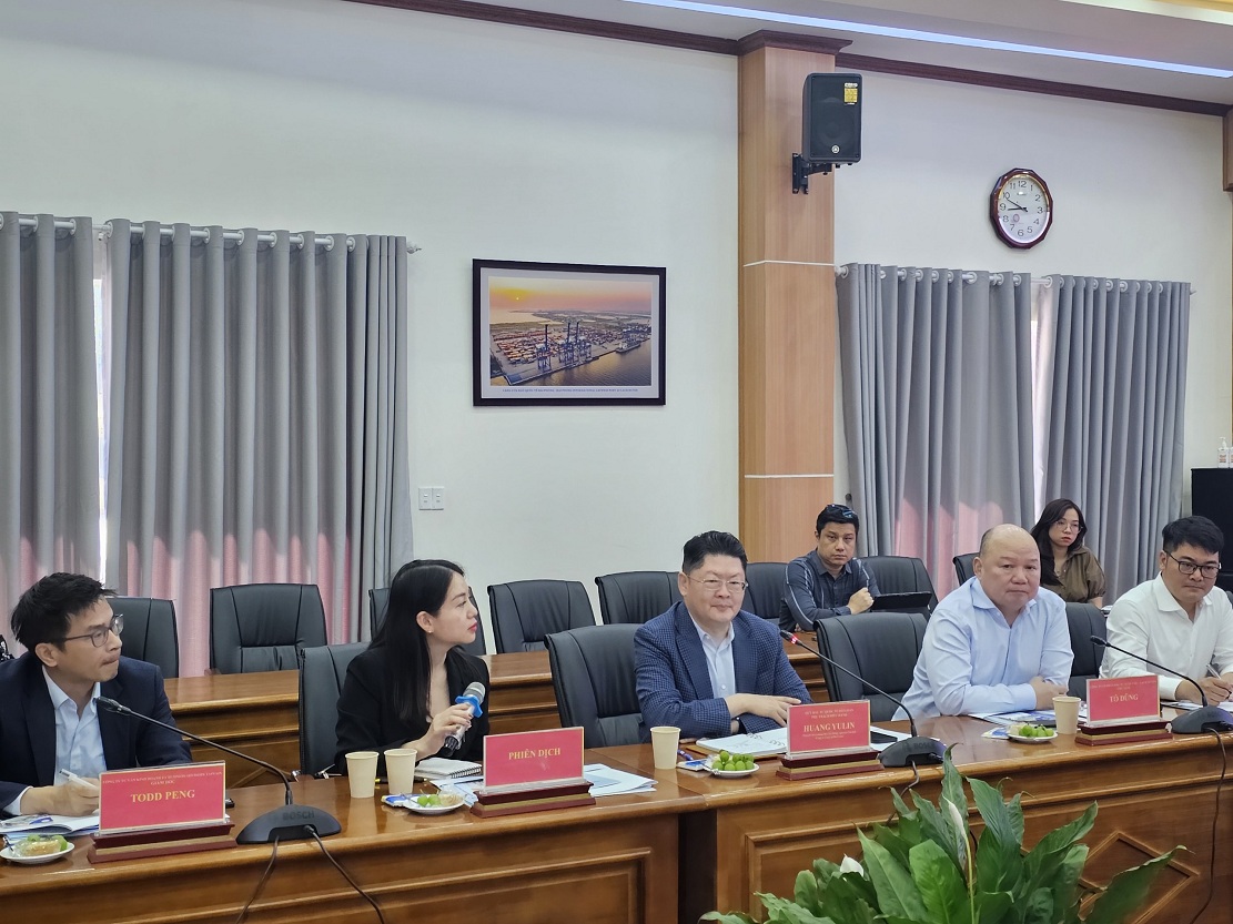 Hải Phòng đề xuất doanh nghiệp Đài Loan đầu tư vào khu phi thuế quan, vận tải, logistics 7 Lanh o cac qu u t va doanh nghip ai Loan Trung Quc
