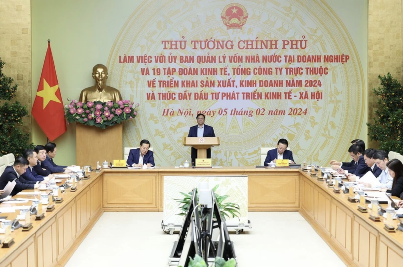 Tập trung nghiên cứu giải pháp thúc đẩy mạnh mẽ đầu tư phát triển 19 tập đoàn 7 tập đoàn