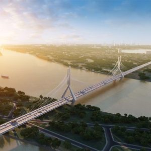 cầu tứ liên - trục văn hóa sông hồng
